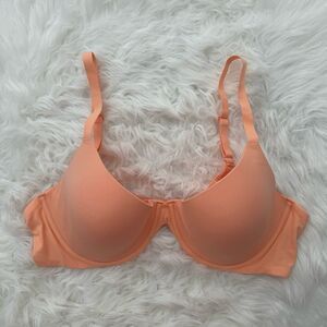 Skims Fits Everybody Scoop Plunge Bra Faded Nectar Size 42C